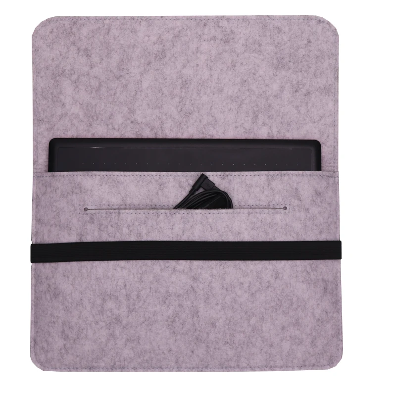

Wacom Felt Protective Bag Suitable for CTL 471/472 /490 CTH-490 CTL-490 CTL-4100/4100WL Small Size Wacom B(Grey)