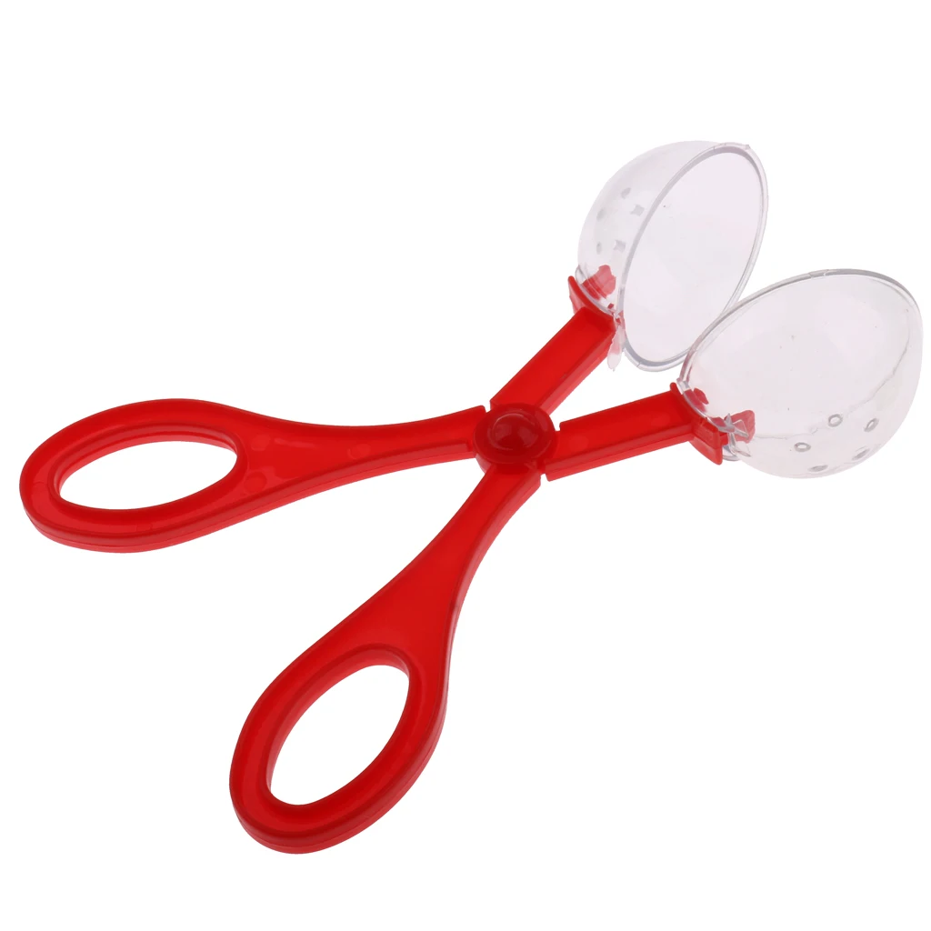 18.5cm Random Color Reptile Terrarium Spider Cricket Insects Catch Clamp Anti Bug Trap Aquarium Litter Feeding Cleaning Tools