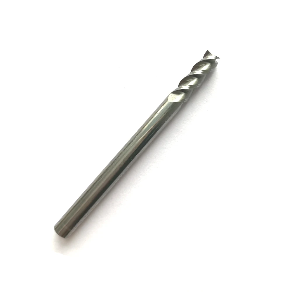 

1pc 3mm D3*8*D3*50 HRC50 3 Flutes Milling cutters for Aluminum CNC Tools Solid Carbide CNC flat End mills Router bits