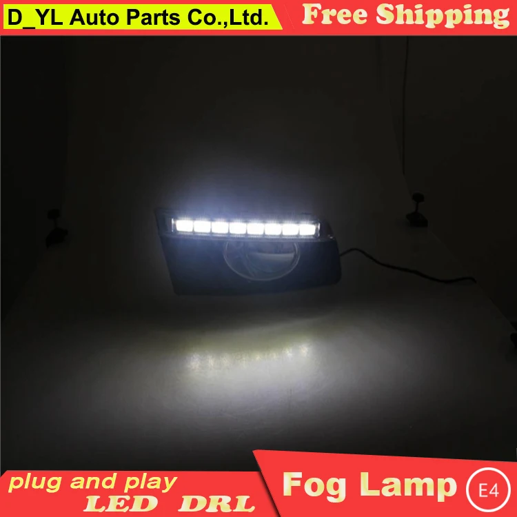 

Car styling For VW POLO 2011-2013 LED DRL For POLO High brightness guide LED DRL led fog lamps daytime running lights