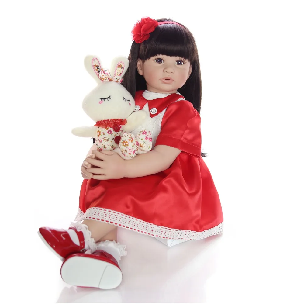 KEIUMI 24 см силиконовые виниловые Reborn Menina Boneca Реалистичная принцесса детская Кукла Reborn этнический Малыш для детей детские подарки