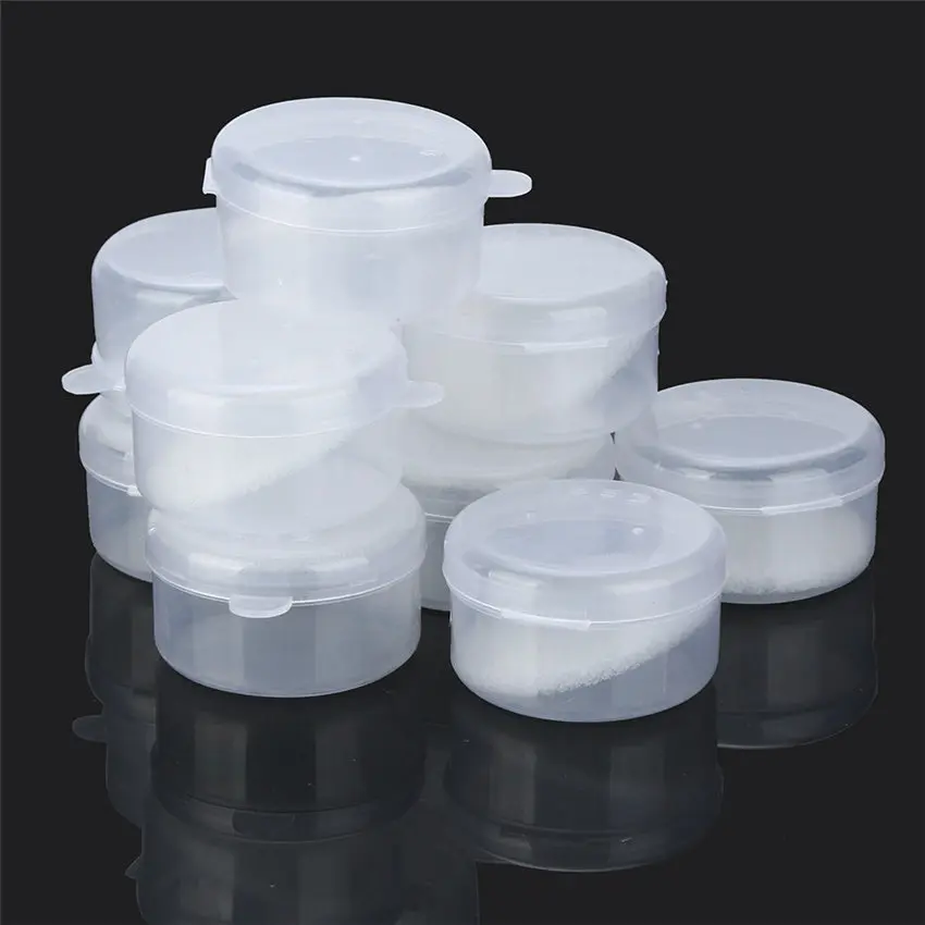 

10pcs Fishing Tackle Box For Worm Lure Waterproof Plastic Tool Eco-Friendly Tackle Lure Bait Tackle Storage Case Container S30