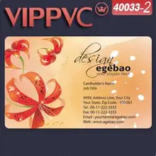 A40033-2 дешевная белая пластиковая визитка