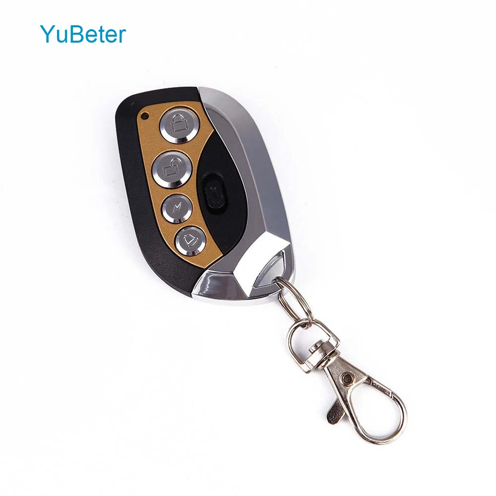 

YuBeter 4 Buttons Cloning Garage Gate Door Opener 433MHZ 315MHZ 330MHZ Electric Remote Control Duplicator Car Anti-theft Keys