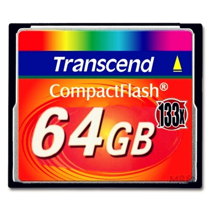 Карта памяти Transcend 64GB CF 32GB 16GB высокоскоростная профессиональная карта CF 133x8 GB 4GB компактная вспышка для DSLR камеры HD 3D видео - Емкость: 64 ГБ