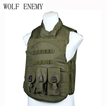 

New 4 In 1 Waistcoat Flying Tigers Fight Battle Tactical Army Military Vest Hunting Shooting Combat Molle