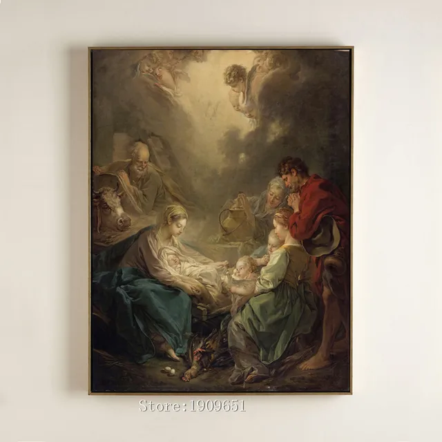 Cotton Classical Religious Figures Christian Baby Handmade Oil Painting Hand Draw No Frame Wall Art Cotton Classical Religious Figures Christian Baby Handmade Oil Painting Hand Draw No Frame Wall Art