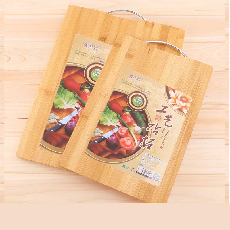 

Natural Bamboo Cutting Board Thick Chopping Boards Blocks For Meat Veggie Prep Home Kitchen Chopping Board Kitchen Accessories