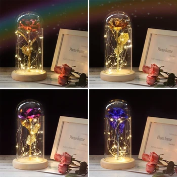 

24k Gold Rose Foil Plated Gold rose Wedding Decoration Golden Rose Decor Flower flores artificiales para decoracion