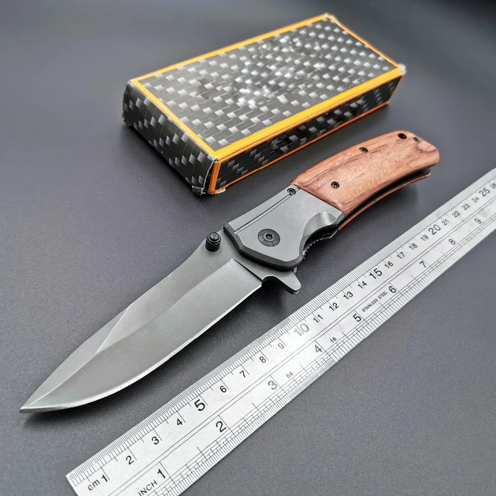 DA98 Folding Knife 7Cr17Mov Blade Tactical Survival Pocket Knife Camping Survival Utility Gift Knives Hunting EDC Tool