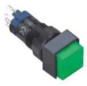 

ELEWIND 12mm square illuminated momentary push button switch (PB121F-11/G/12V)