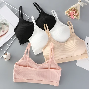 

Women Seamless Bra Tube Top Sexy Underwear Wireless Female Bras Top Sexy Cropped Brassiere Fashion Basic Crop Top