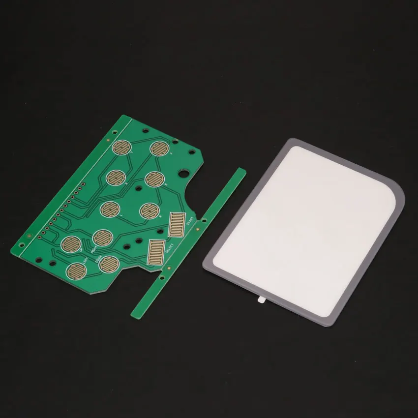 YuXi For GameBoy DMG-01 6 Button PCB Controller Board Common Ground with Screen Glass Lens For Gamboy Zero Raspberry Pi GBZ