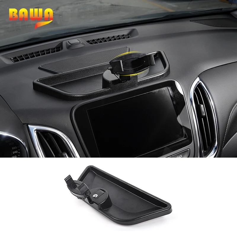 HANGUP ABS Car Interior Mobile Phone Holder Storage Box Bracket Stickers Accessories For