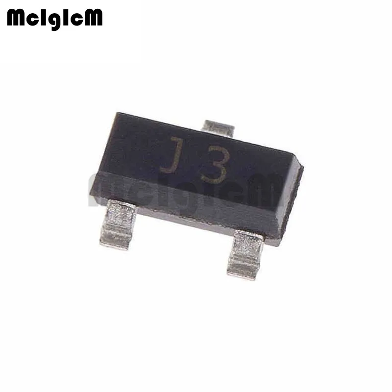 

MCIGICM 100pcs 9013 SOT-23 NPN Silicon Epitaxial Planar Transistor S9013