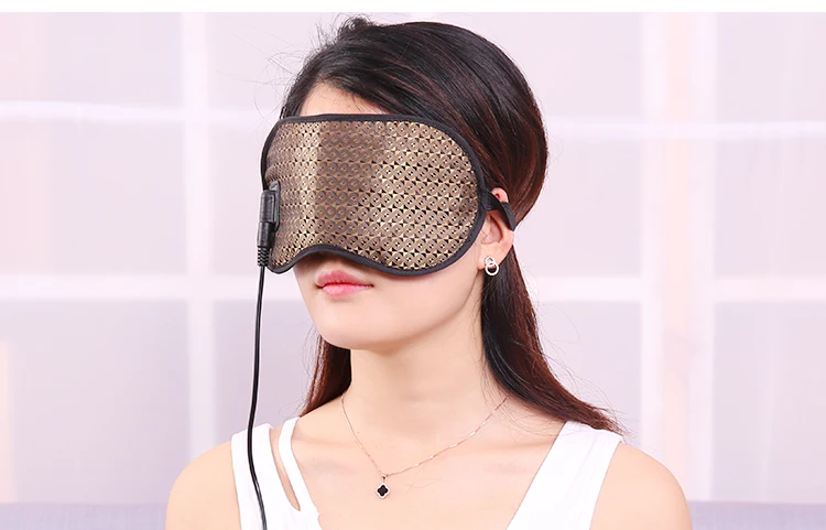 Поп Релакс Корея турмалин Германий термальный маска для глаз Здоровье электрическое Отопление терапия Уход за глазами Путешествия лица маска для сна