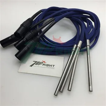 

120v200w dia.6.5mm x100mm resistance Cartridge Heater with 5 pin blue color kevlar sleeve