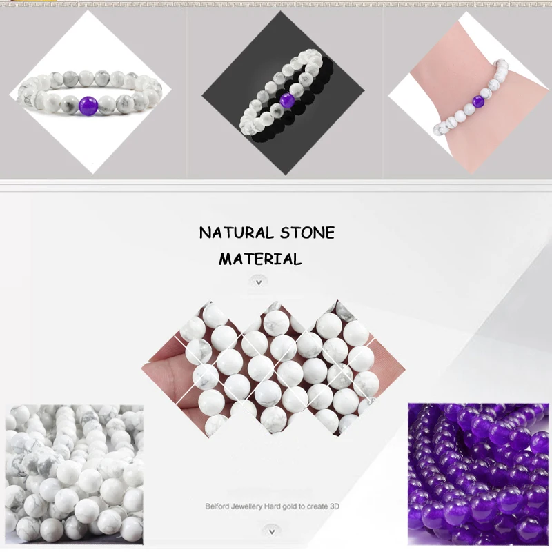 Пурпурный халцедон натуральный камень браслеты ISES браслеты с лавовыми бусинами для женщин и мужчин энергичные мужские ювелирные изделия влюбленные браслеты Резиновая лента