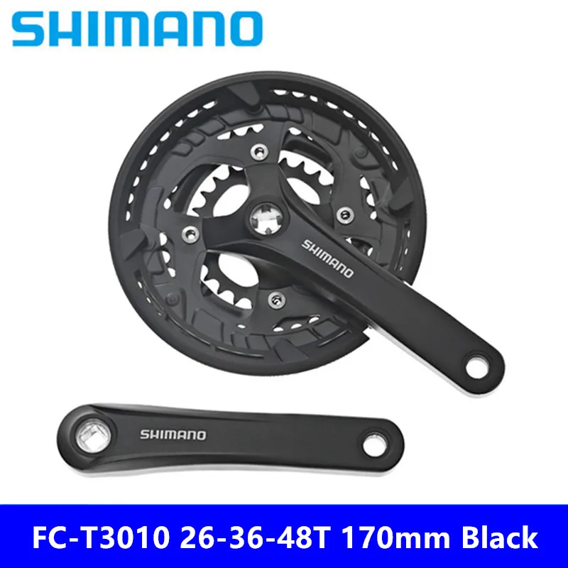 Оригинал SHIMANO FC-T3010 Кривошип 9 скоростей 48-36-26T зуб квадратное отверстие