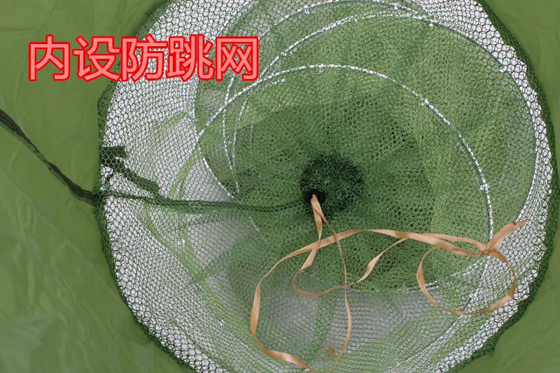 Высокое качество рыболовные снасти Настоящее алюминиевое кольцо край быстросохнущая креветка сетка рыба 2 м клей креветка клетка рыболовная сеть B303