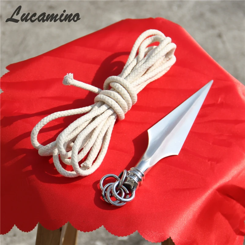 2018 Hot Traditional Wushu Rope Dart Cold Weapon Kungfu Stainless Steel