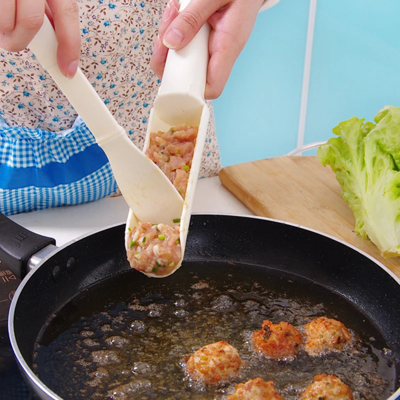 

1Set DIY Convenient Meatball Maker Useful Pattie Fish Beaf Meat Balls Burger Sets Home Kitchen Cooking Tools Gadgets Accessories