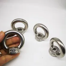 4 шт. M14 всех размеров из нержавеющей стали 304 ореховые глаза рым-гайка резьба