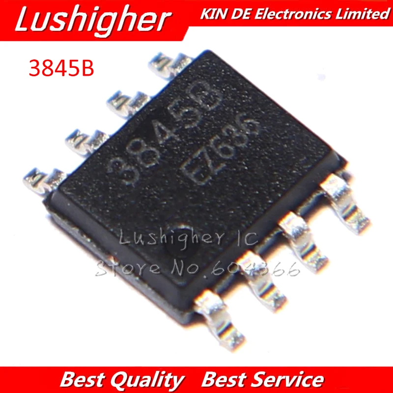 10 шт. UC3845 SOP8 UC3845B лапками углублением sop 8 3845B Smd 3845A новый оригинальный| |