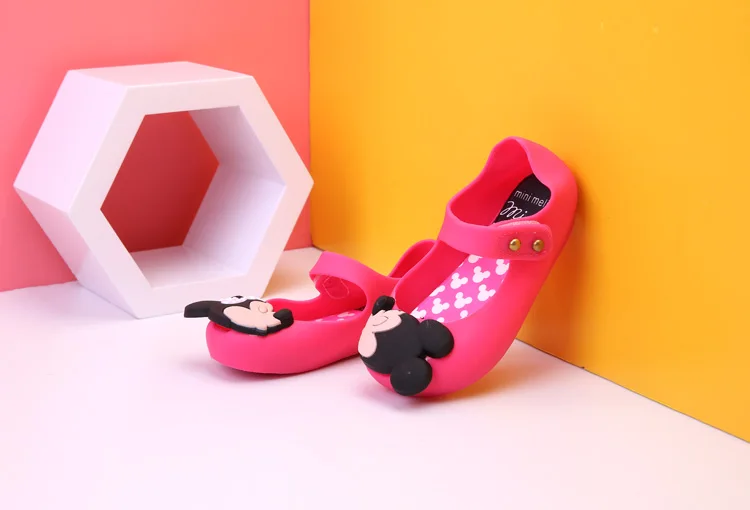Мини Мелисса 2019 детские пластиковые туфли для девочек Мальчики Сандалии Детские Мелисса сандалии мультфильм Микки Минни маленькие
