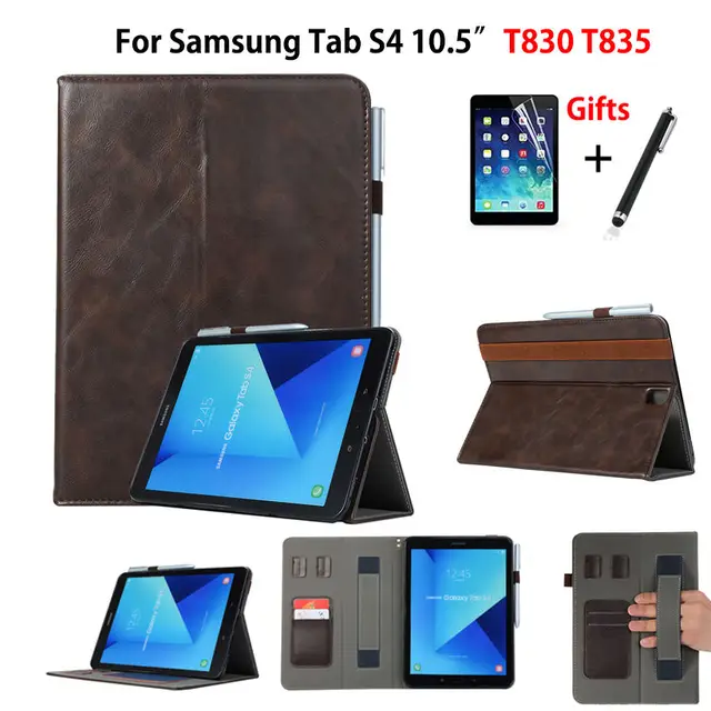 Special Offers Case For Samsung Galaxy Tab S4 10.5 T830 T835 SM-T830 SM-T835 10.5" Smart Cover Funda Tablet Hand Strap Shell +Film+Stylus Special Offers Case For Samsung Galaxy Tab S4 10.5 T830 T835 SM-T830 SM-T835 10.5" Smart Cover Funda Tablet Hand Strap Shell +Film+Stylus