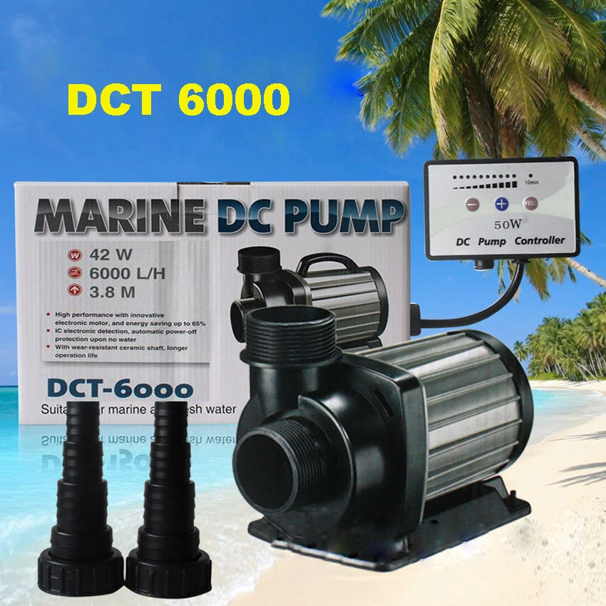 1pc DCT 6000 42W series variable flow DC aquarium pump marine