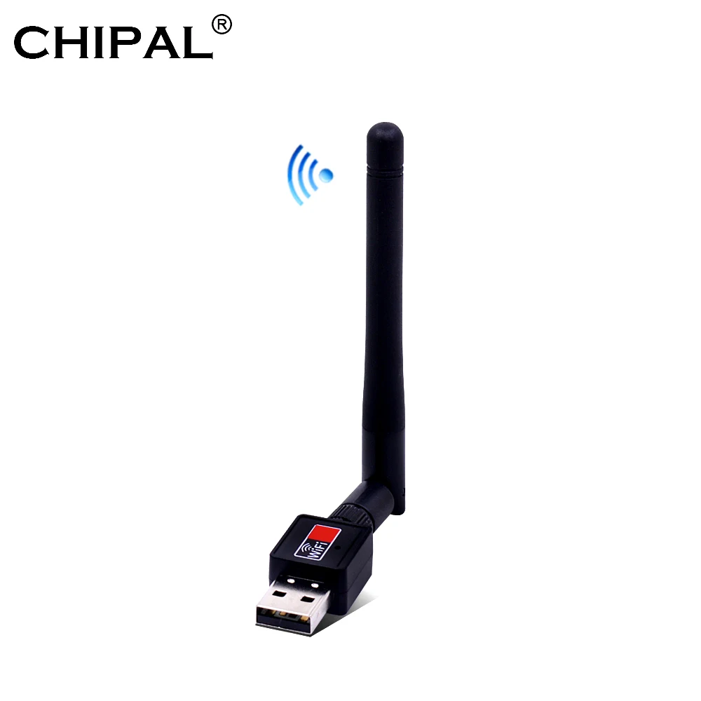 CHIPAL 150 Мбит/с мини USB WiFi адаптер внешнего Беспроводной LAN сетевой карты антенны Wi Fi