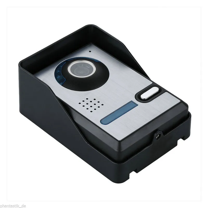 Бесплатная доставка! Новый 7 "цветной TFT ЖК-дисплей видео-телефон двери Дверные звонки Домофон Kit 1-камера 2-монитор Ночное видение
