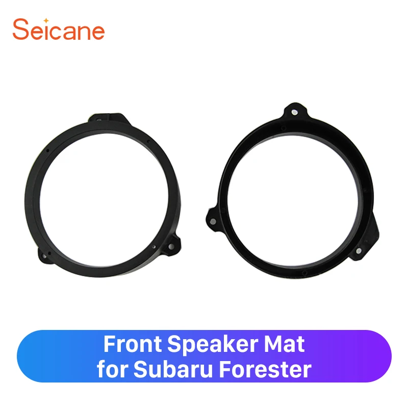 

Seicane 2 PCs Car Speaker Spacer for Subaru Forester Fitting Kit of Front Door Audio Rings Plates