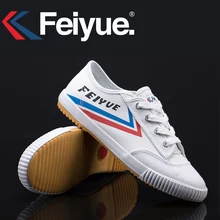 Feiyue カンフーシューズフランスオリジナルスニーカー武術太極拳テコンドー武術クラシック芸術靴女性男性靴(China)