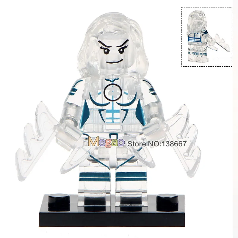 

Building Blocks Single Sale WM394 Fantastic 4 The Thing Invisible Woman Human Torch Super Hero Children Gift Toys