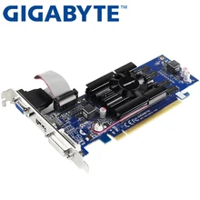 PLACA De Vídeo GIGABYTE Original G210 1GB 64Bit GDDR3 Placas Gráficas para jogos GPU nVIDIA Geforce Dvi VGA Cartões Usados DVI HDMI