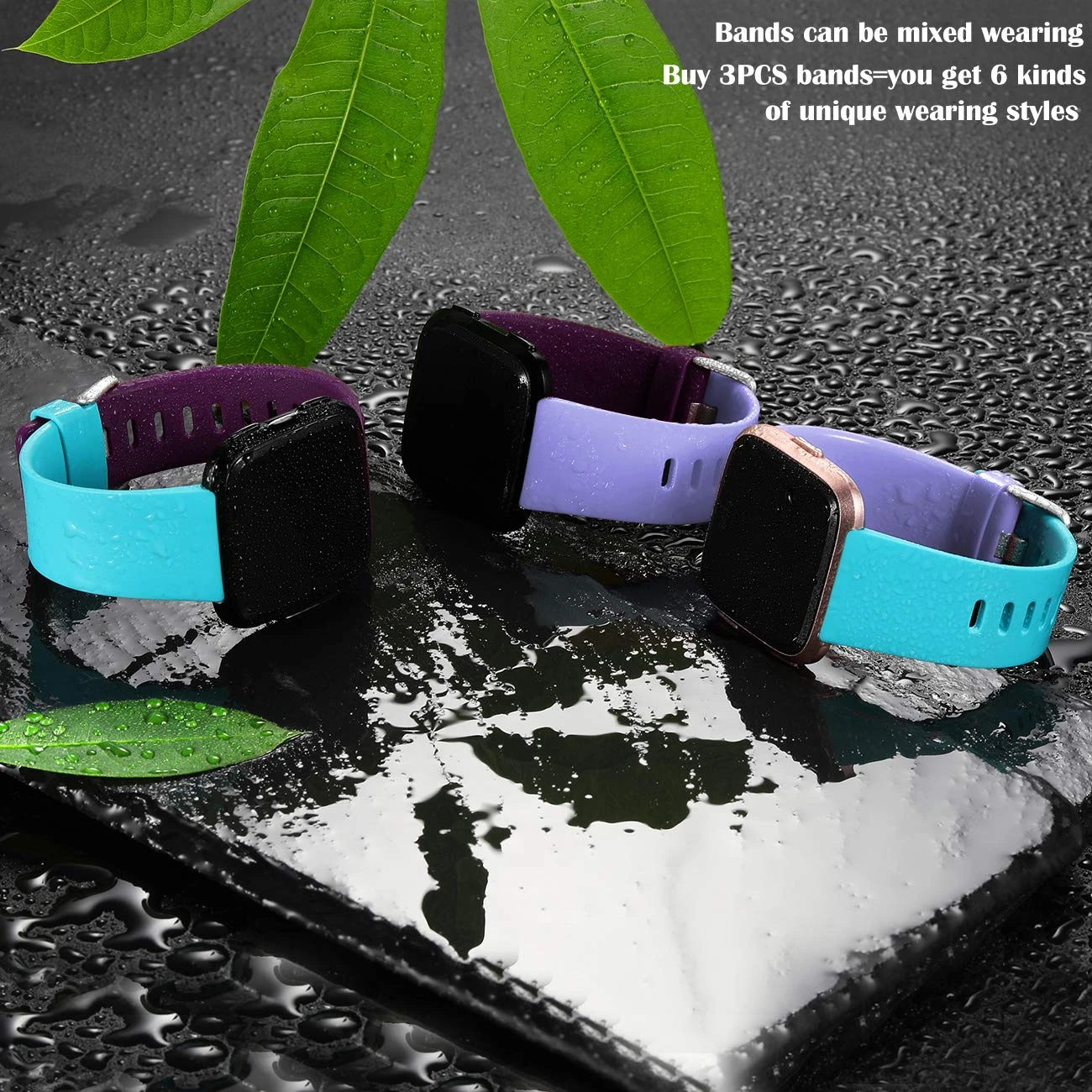 

Coolaxy Strap For Fitbit Versa Band Bracelet Watch Replacement Color Accessories Wrist Band For Fitbit Versa Lite Strap