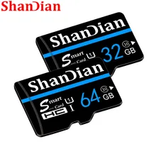 SHANDIAN класс EVO класс 10 карта памяти 32 Гб 64 Гб 128 Гб Micro SD карта 256 ГБ TF карта