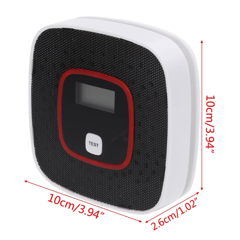 Carbon Monoxide Alarm Detector With Digital Display And Voice Alarm Function
