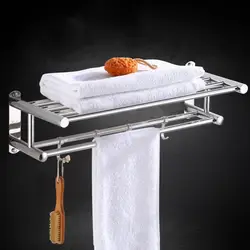 1 шт. держатель для полотенец для ванной комнаты Органайзер для ванной комнаты нержавеющая сталь настенная вешалка для полотенец домашний