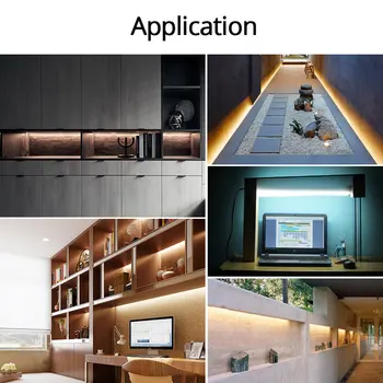 

4pcs 220V 50cm Drive-Free Cabinet Hard Box Showcase Ceiling Light Strip Standard Home Office Supplies