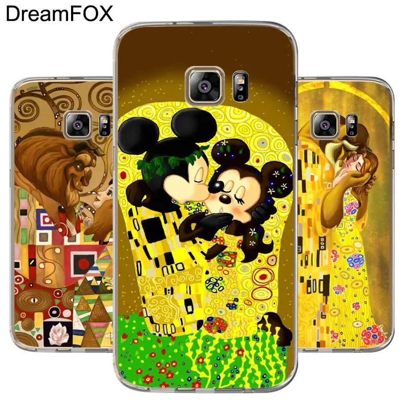 DREAMFOX M152 Kiss By Gustav Klimt Мягкий силиконовый чехол из ТПУ для Samsung Galaxy S5 S6 S7 S8 S9 S10 5G S10E Lite