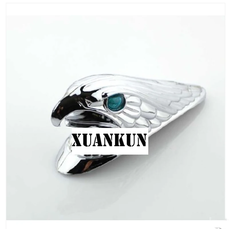 XUANKUN Запчасти для электромобиля, передняя грязевая доска, головка орла, модификация деталей, гальванические детали - Цвет: Синий