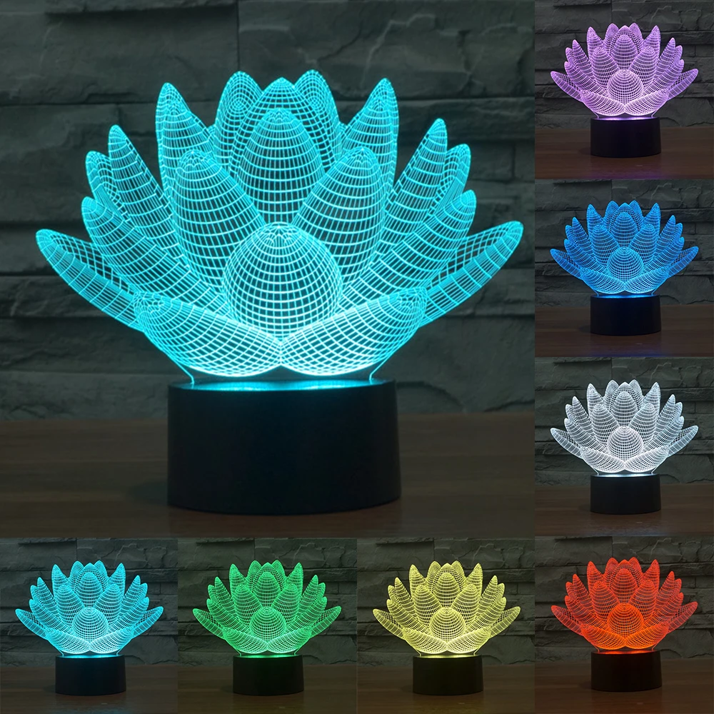Luzes da Noite estranha ilusão visual toque lâmpada Fonte de Luz : Lâmpadas Led