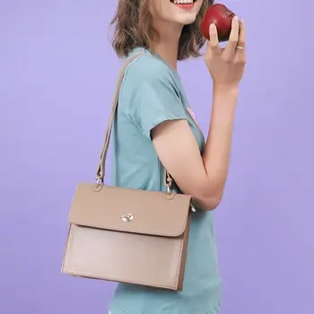 

Simple Women Bag Handbag New Fashion Casual Female Shoulder Bag Crossbody Bag Ladies' Small Flap Messenger Bag~19B9