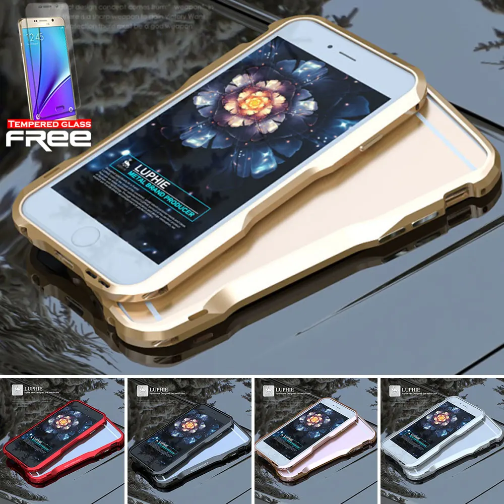 bilder für Aluminiumlegierung Metallstoßdämpfer + Rückseitige Abdeckung Handy-Fall Für iphone 5 5 s SE Protect Rahmen Abdeckung + kostenlose Gehärtetes Glas bilder für Aluminiumlegierung Metallstoßdämpfer + Rückseitige Abdeckung Handy-Fall Für iphone 5 5 s SE Protect Rahmen Abdeckung + kostenlose Gehärtetes Glas
