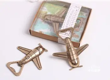 

Antique Airplane Wine Bottle Opener Wedding Party Favor Gift Guest Present