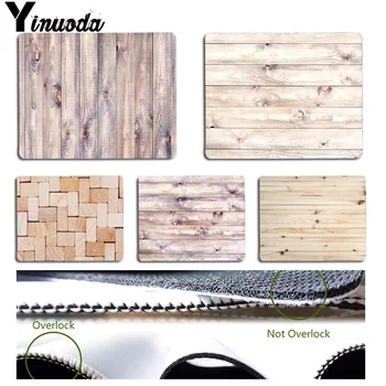 

Yinuoda Wooden board background Laptop Gaming Mice Mousepad Size for 18x22x0.2cm Gaming Mousepads