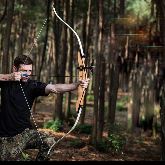 Powerful Recurve Bow 18 30 lbs Draw Weight American Archery Hunting Bow